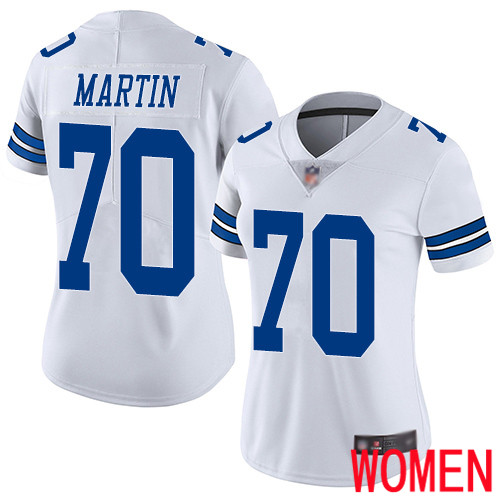 Women Dallas Cowboys Limited White Zack Martin Road 70 Vapor Untouchable NFL Jersey